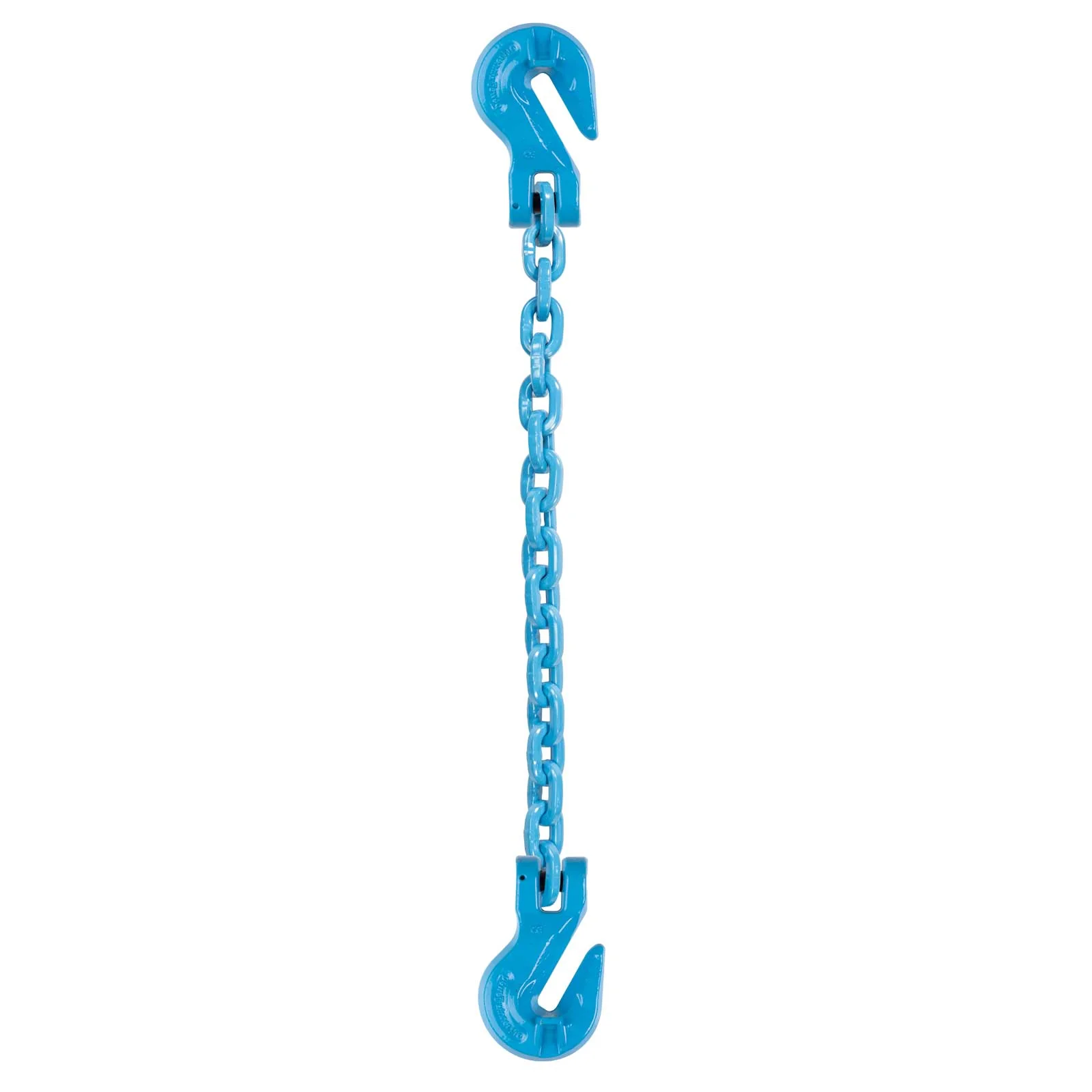 1/2" x 10' Pewag Single Leg Chain Sling w/ Grab & Grab Hooks - Grade 120