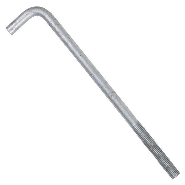 Conquest 1" x 21" L-Bolt Foundation Anchor Bolt for Concrete - Hot Dip Galvanized