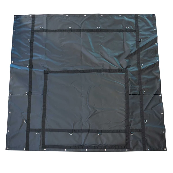 8' x 8' Windshield Protector Tarp with 4' x 4' Pad and Grommets