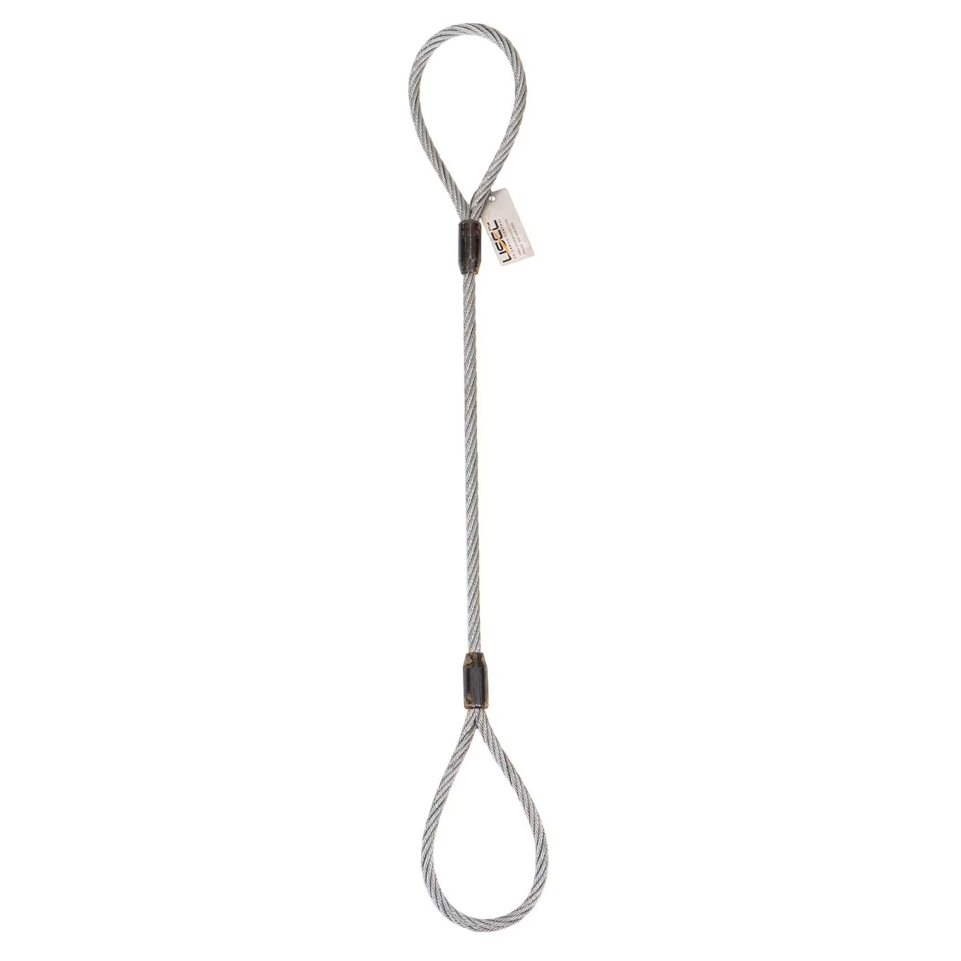 5/8" x 18' Standard Eye Cable Laid Wire Rope Sling | 7x7x7