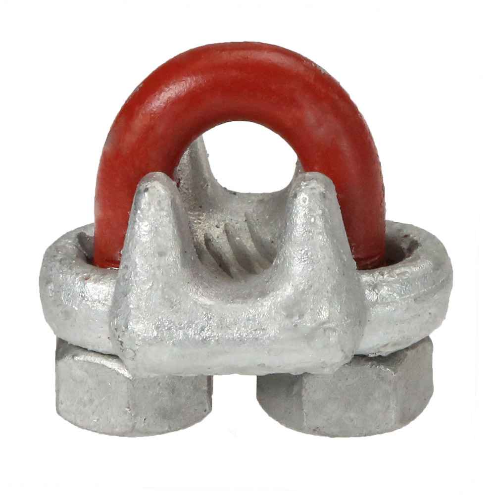 Crosby® 2-1/2" Galvanized Drop Forged Wire Rope Clip - G-450