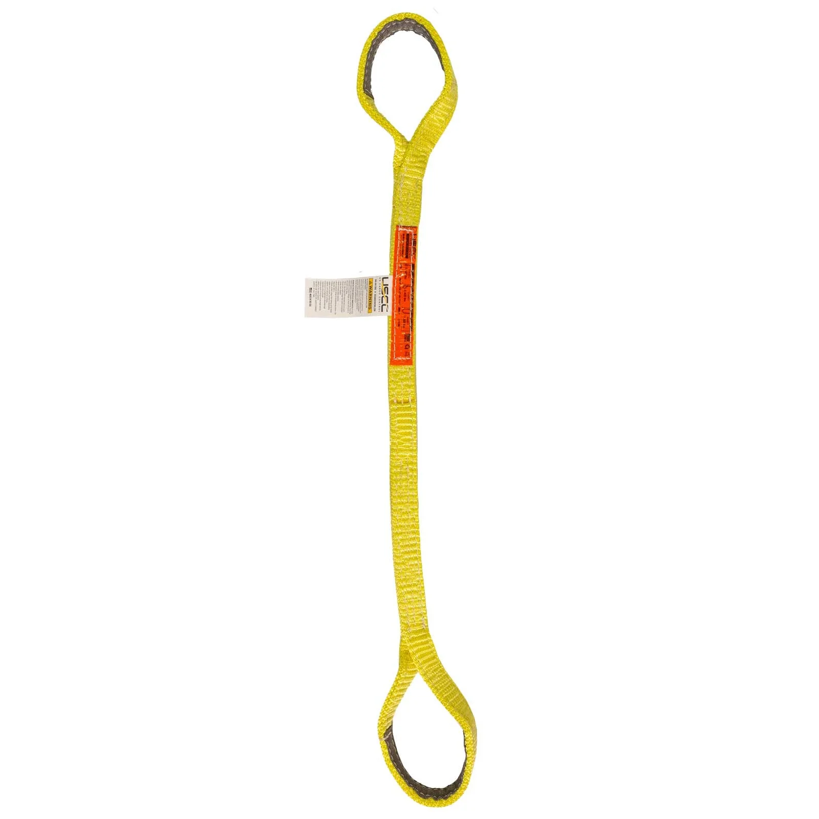 Nylon Lifting Sling - Straight Eye & Eye | Reinforced Eyes - 2" x 8' - 4-ply