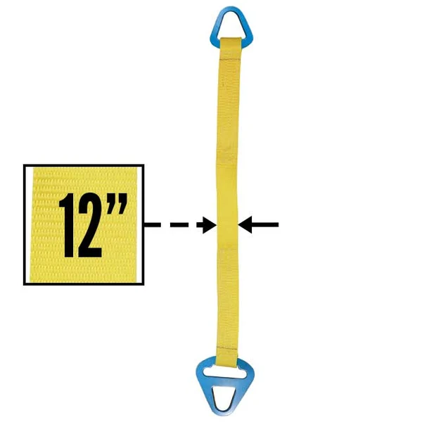 Nylon Lifting Sling - Triangle Choker - 12" x 6' - 2-ply