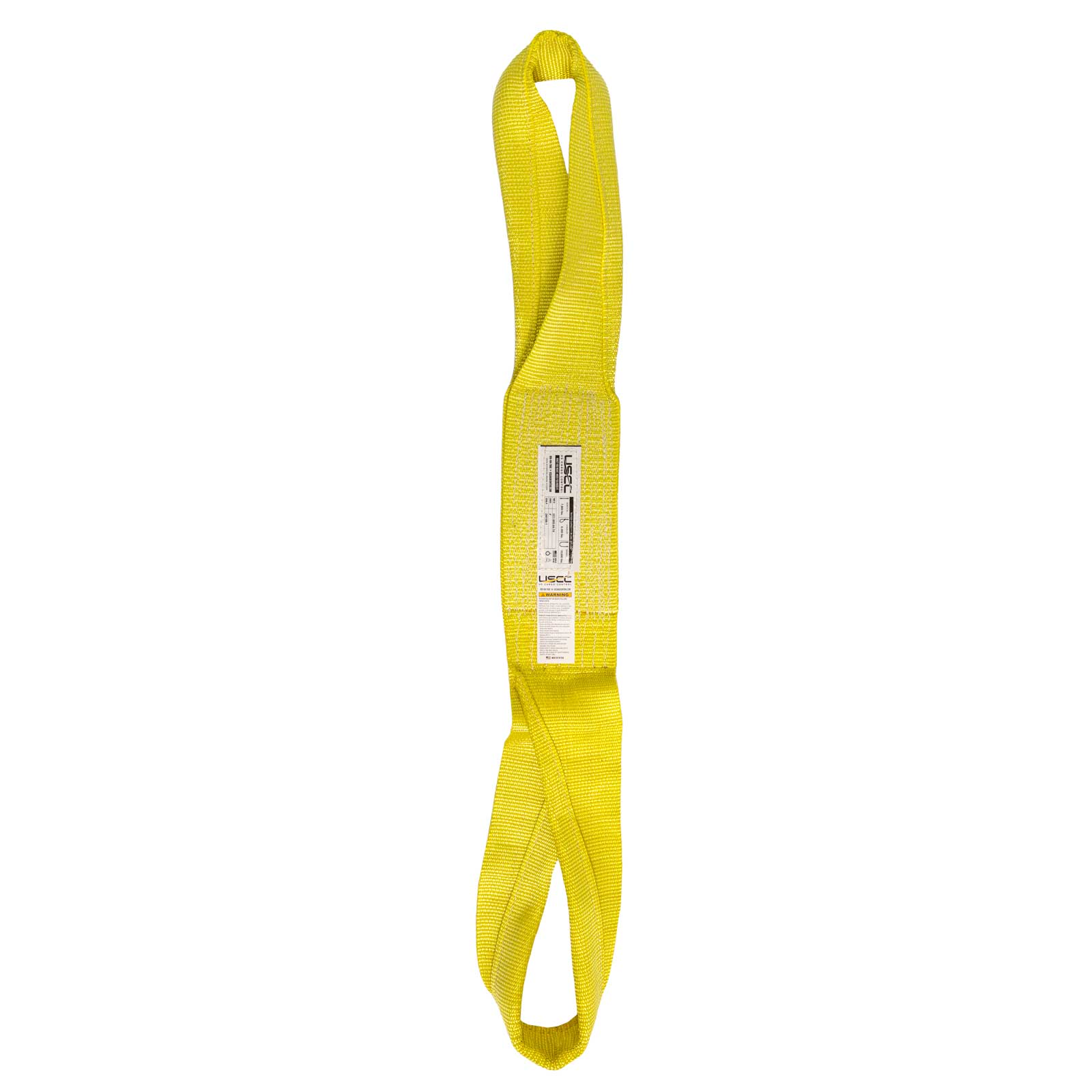 Nylon Lifting Sling - Twisted Eye & Eye - 8" x 6' - 1-ply
