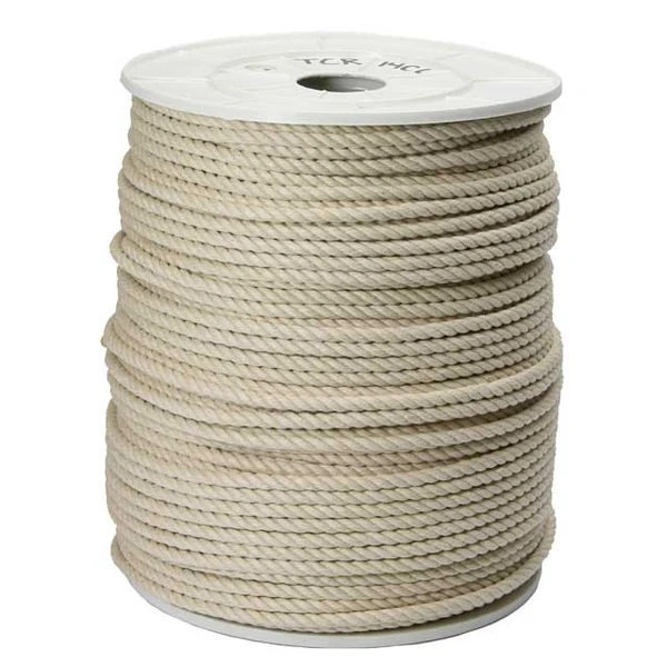 3/8" Twisted Cotton Rope (600')