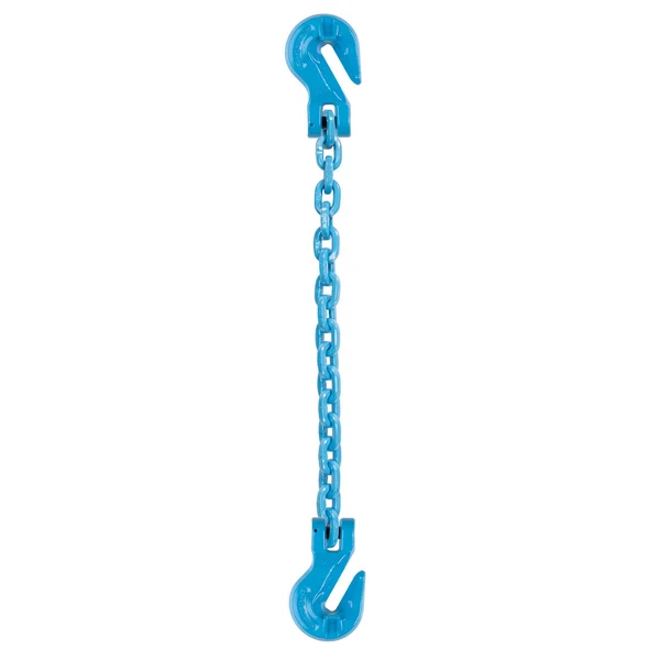 1/2" x 8' Pewag Single Leg Chain Sling w/ Grab & Grab Hooks - Grade 120
