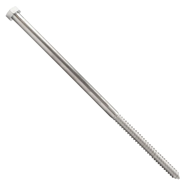 5/8" x 16" Conquest Hex Head Lag Bolt for Wood - 18-8 Stainless Steel