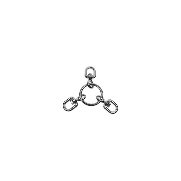 Round Ring w/ 3 Swivels Stainless Steel T316 - 1/2"