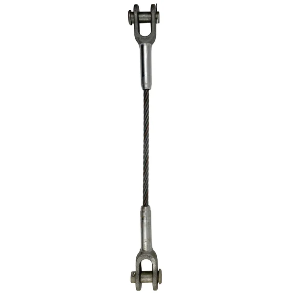 3/8" x 20' Open and Open Swage Socket Wire Rope Sling