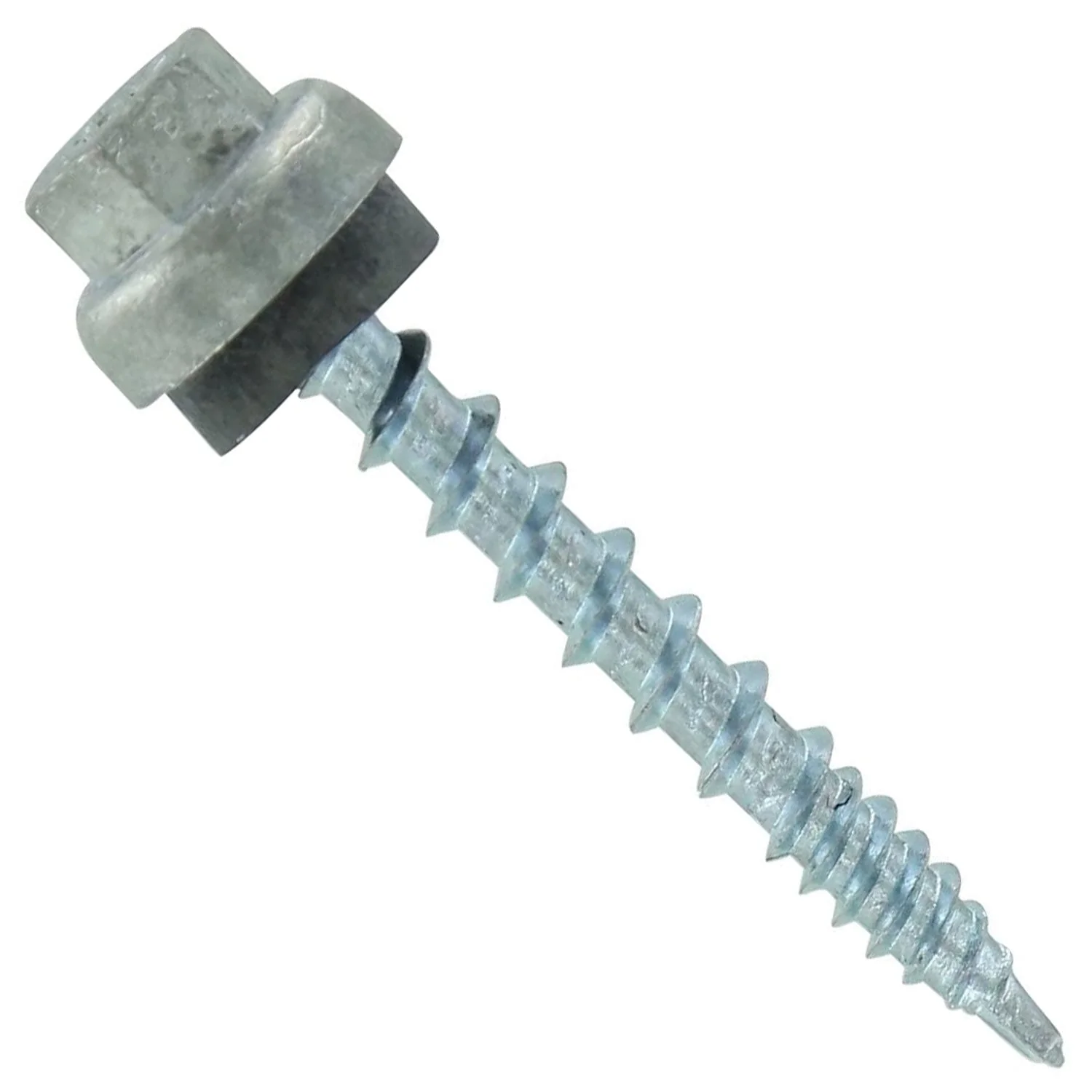 ST Fastening #10 x 1-1/2" ZXL Woodbinder Metal Roofing Screw - Electro-Galvanized, Pkg 250