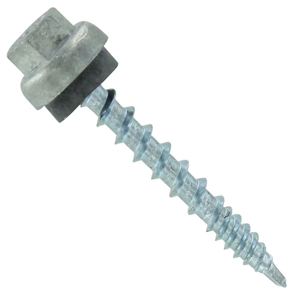 ST Fastening #10 x 1-1/2" ZXL Woodbinder Metal Roofing Screw - Electro-Galvanized, Pkg 250