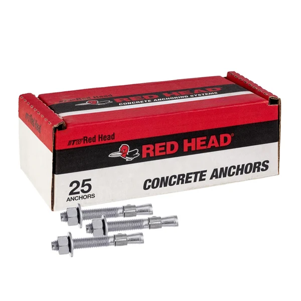 Red Head 1/2" x 2-3/4" Trubolt Wedge Anchor - 304 Stainless Steel | Qty. 25