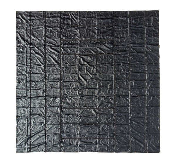 Heavy Duty Machinery Tarp - 24' x 24' - 18 oz. Black Tarp