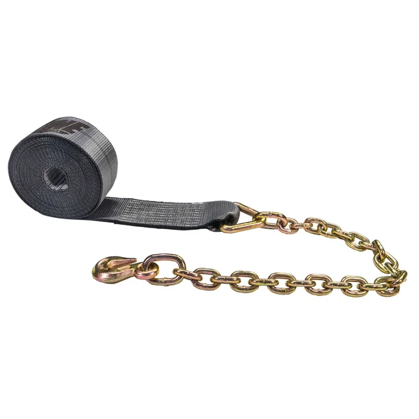 BlackLine 4" x 37' Winch Strap with 34" Chain Extension