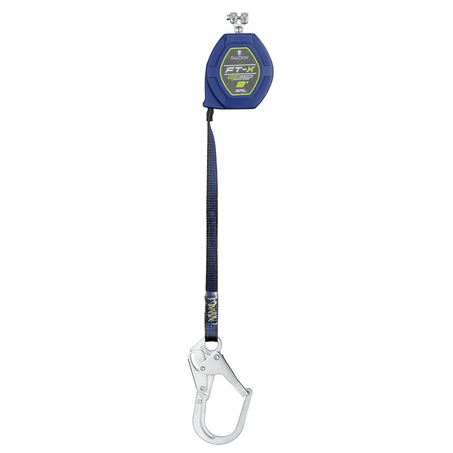 FallTech EdgeCore FT-X LE 8' Replacement Leg for SRL | Swivel Rebar Hook | 84108RP3