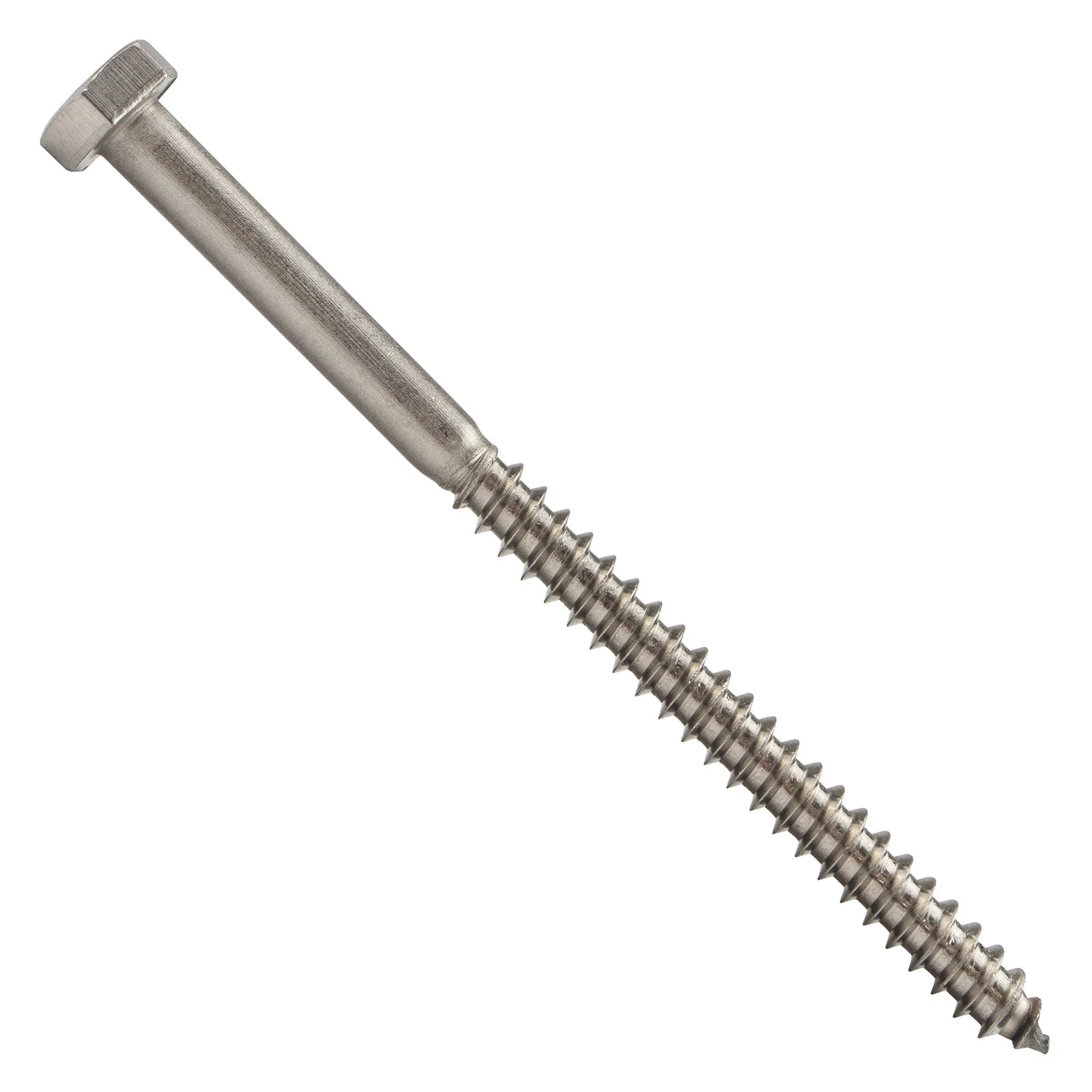 1/4" x 4" Conquest Hex Head Lag Bolt for Wood - 18-8 Stainless Steel