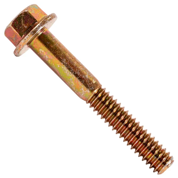 1/4" x 1-3/4" Conquest Grade 8 Non-Serrated Flange Bolt - Zinc Yellow