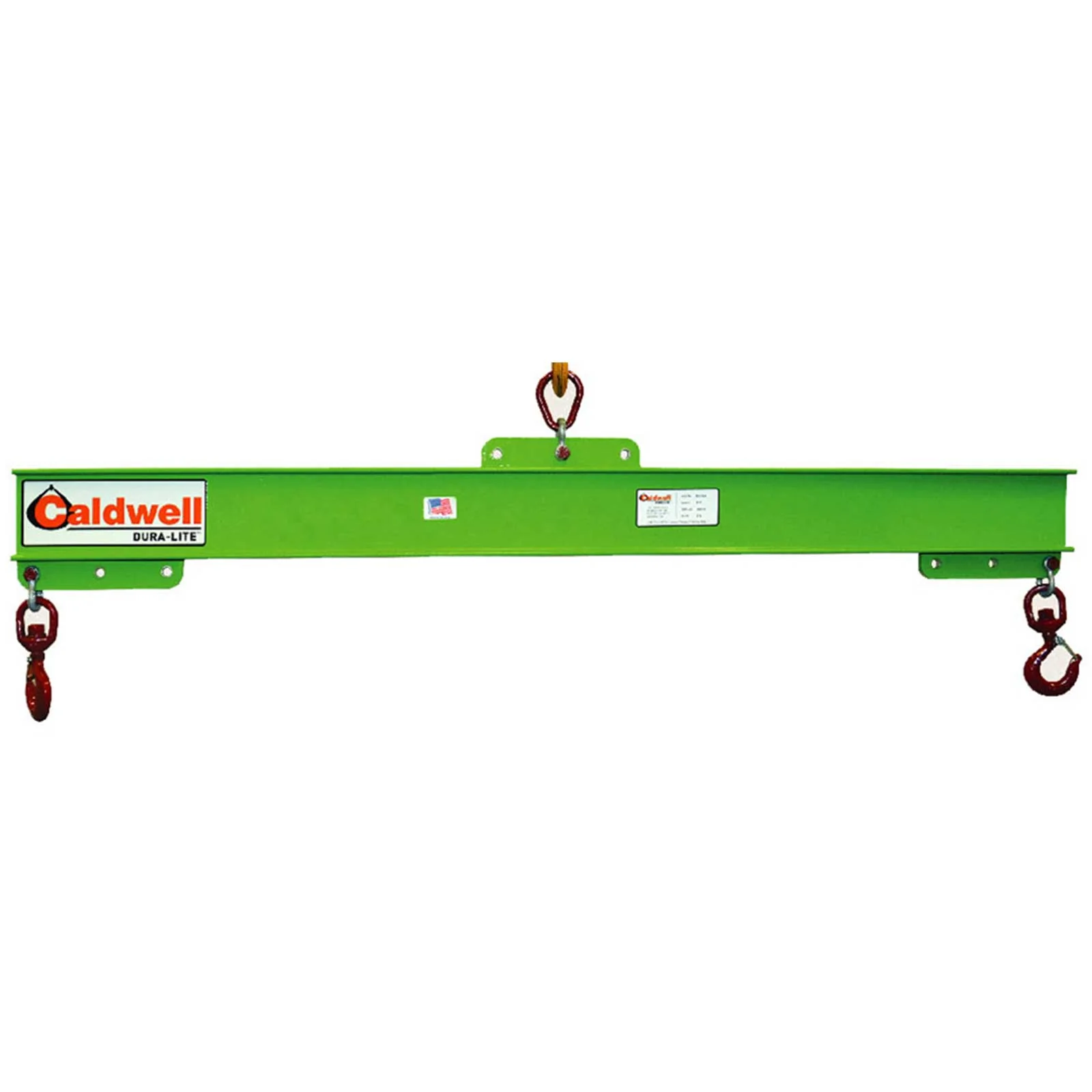 Caldwell 1 Ton x 6 - 8' Adjustable Lifting Beam | Dura-Lite 416-1-8