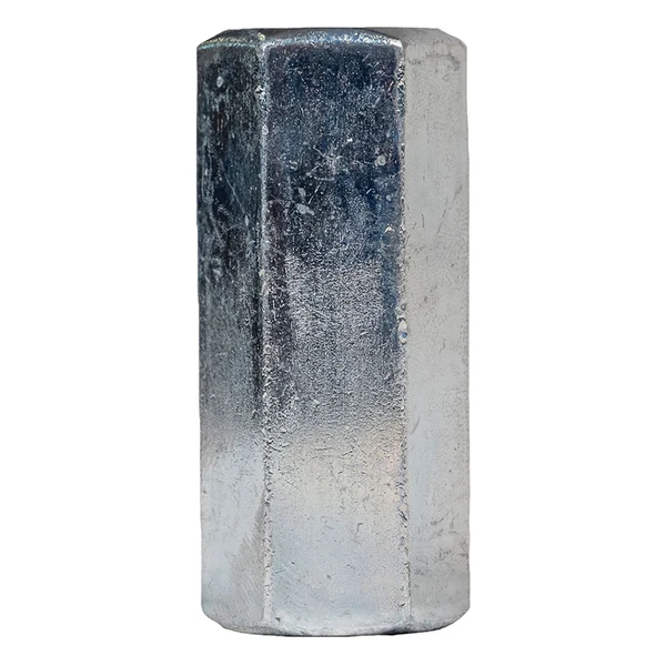 Conquest 1/2" x 1-3/4" A563 Grade A Coupling Nut - Zinc