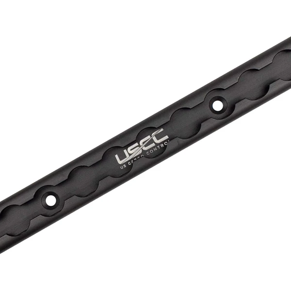 72" Aluminum L-Track | Black Anodized Finish