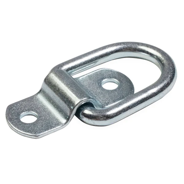 1" Bolt-On D-Ring with Mounting Bracket - Galvanized - 1,200 lbs. BS