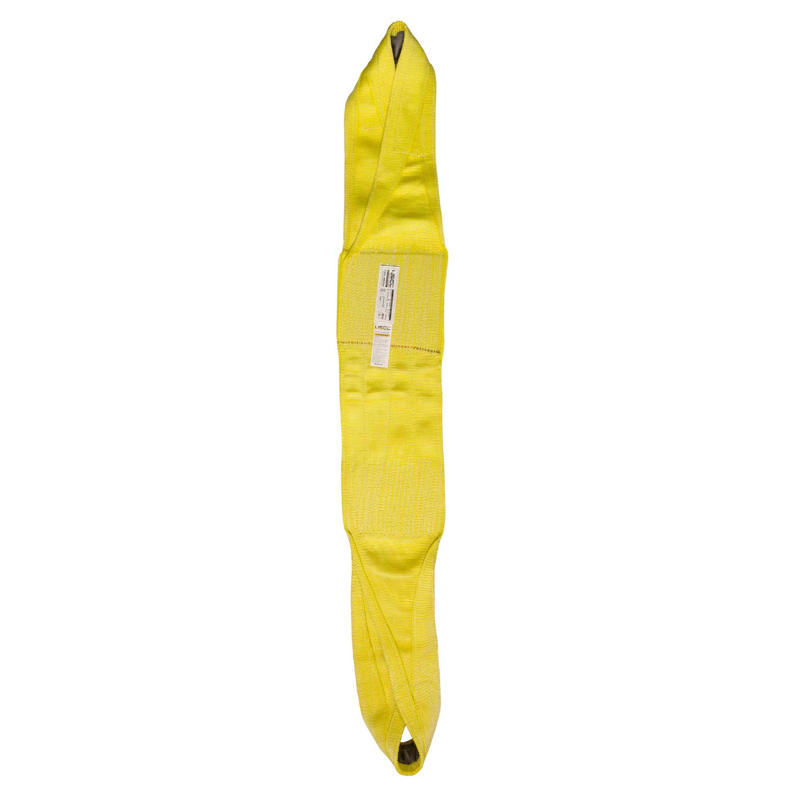 Nylon Lifting Sling - Twisted Eye & Eye | Reinforced Eyes - 12" x 8' - 3-ply