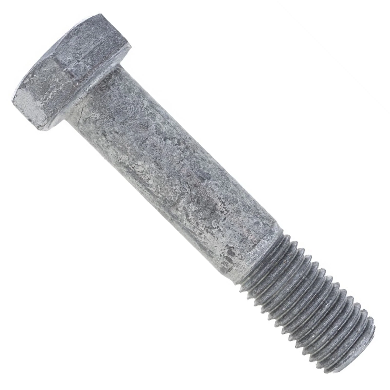 1-1/8" x 5-1/2" Conquest A325 Type 1 Heavy Hex Structural Bolt, Hot Dip Galvanized
