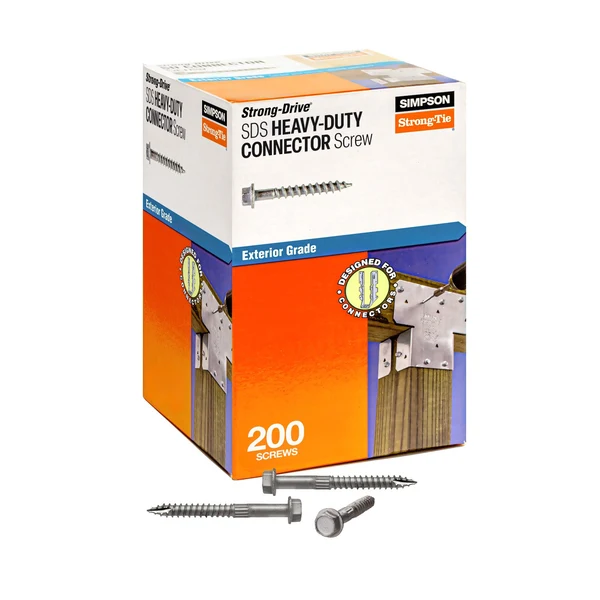 1/4" x 2-1/2" Strong-Tie SDS25212MB Heavy-Duty Connector Screw - Double-Barrier Coating, Pkg 200