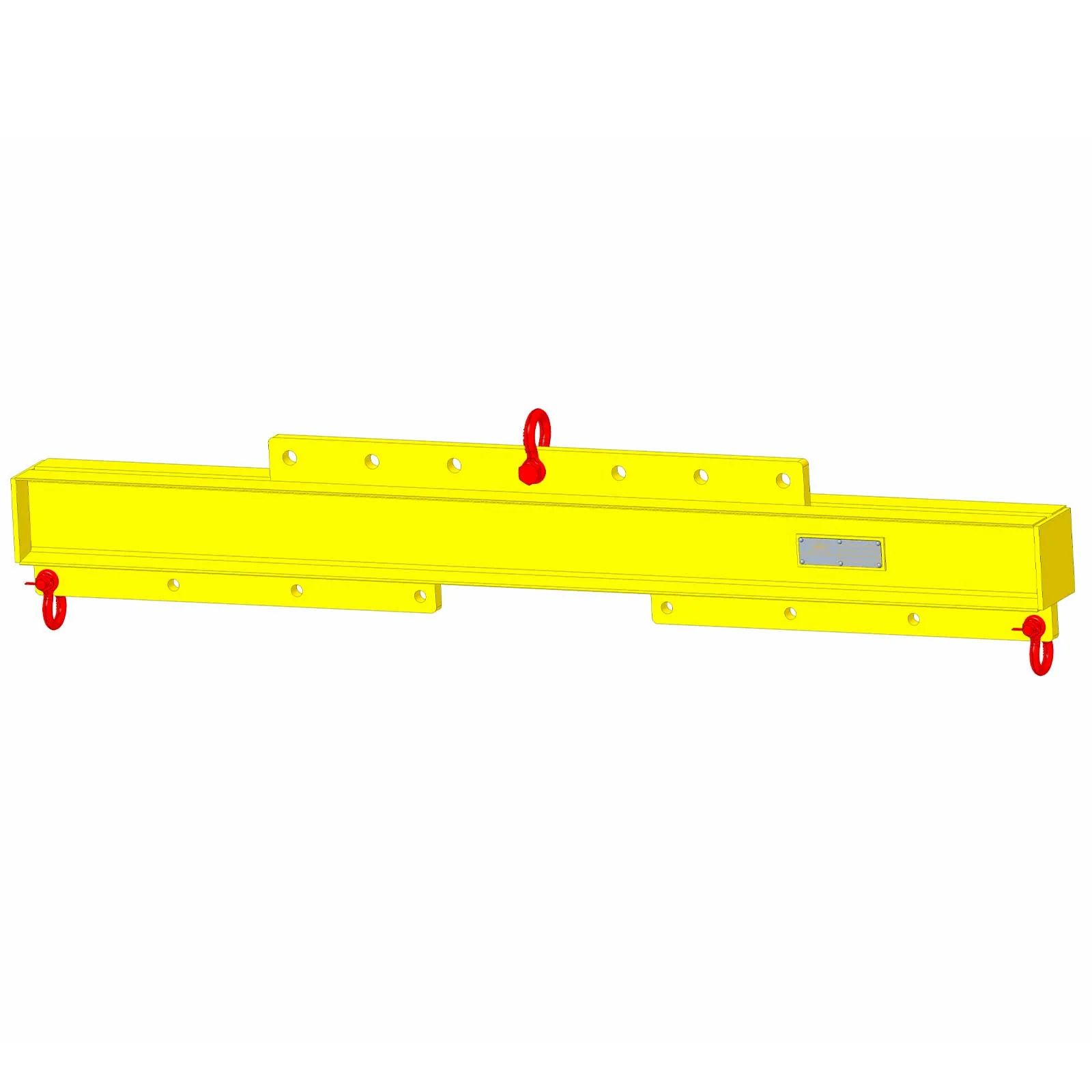 Adjustable Length Economy Lifting Beam - 2,000 lb Capacity - 8' Max Spread