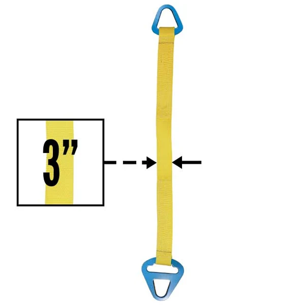 Nylon Lifting Sling - Triangle Choker - 3" x 12' - 1-ply