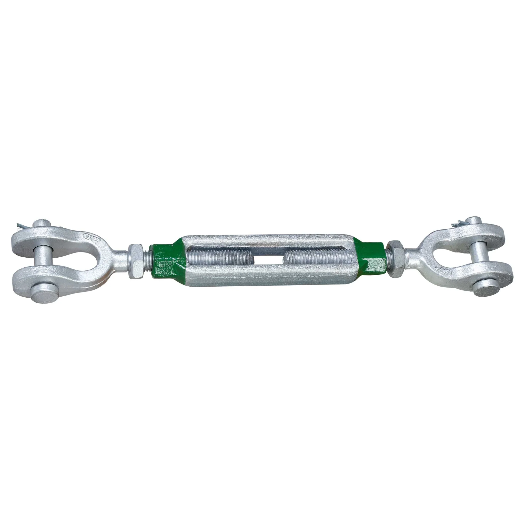 1-1/4" x 24" Van Beest® Jaw & Jaw Galvanized Turnbuckle - G-6313