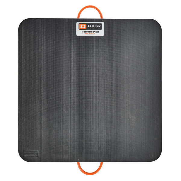 DICA SafetyTech® 36" x 36" Outrigger Pad | Heavy Duty | 2" Thick | Black