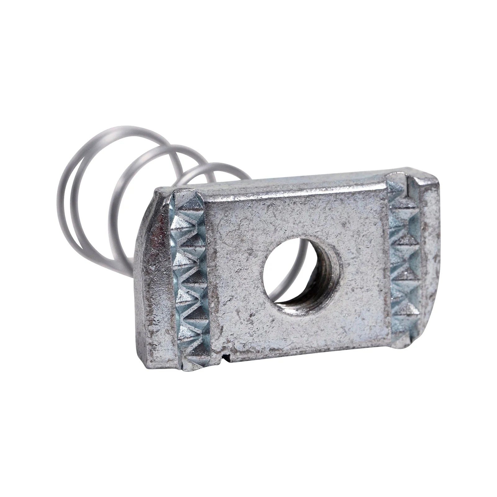 1/2" Channel Nut w/Regular Spring - Electro-Galvanized