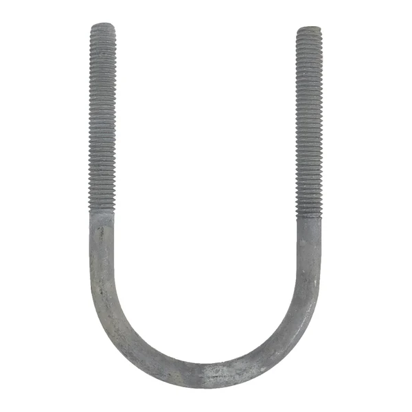 Conquest 2-7/16" (W) x 4-1/2" (L) x 3/8" (D) Round Pipe U Bolt - Hot Dip Galvanized