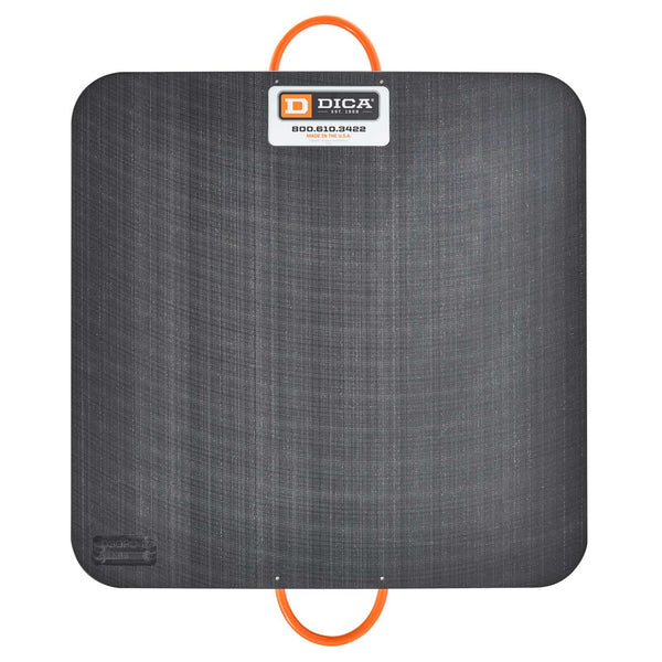DICA SafetyTech® 30" x 30" Outrigger Pad | Heavy Duty | 2" Thick | Black