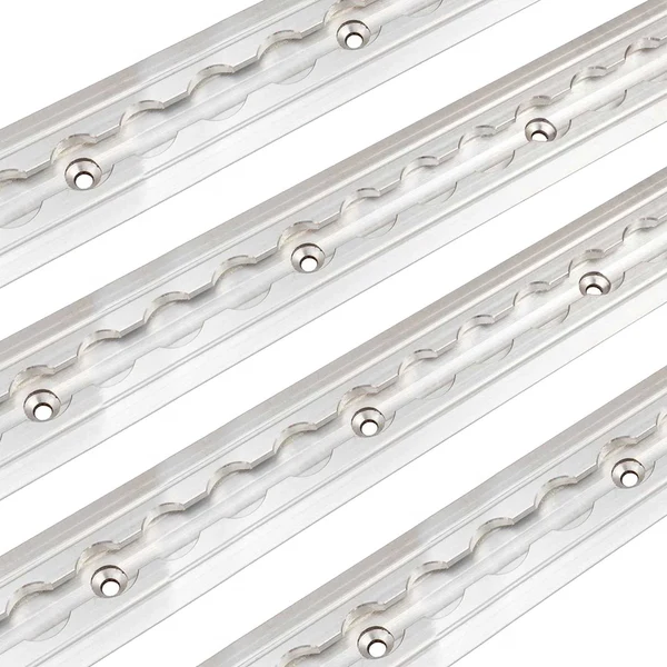96" Flanged L-Track | Aluminum | 4-Pack