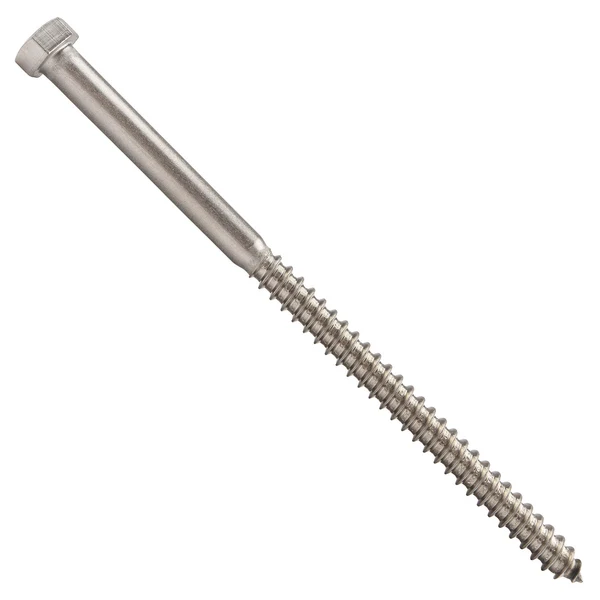3/8" x 7" Conquest Hex Head Lag Bolt for Wood - 316 Stainless Steel