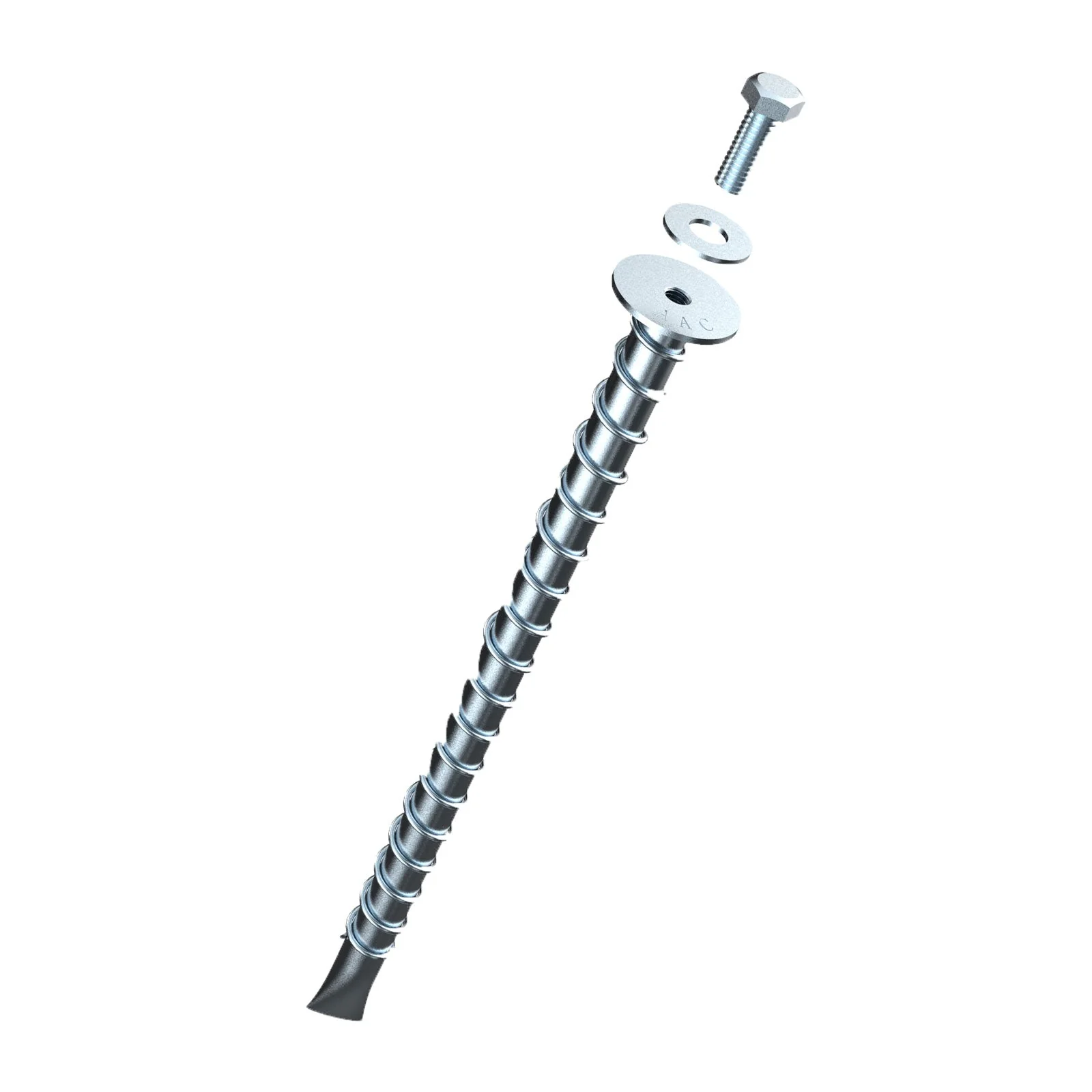 Bolthold SP12-38S Asphalt Anchor, 304 Stainless Steel, 6 Pkg