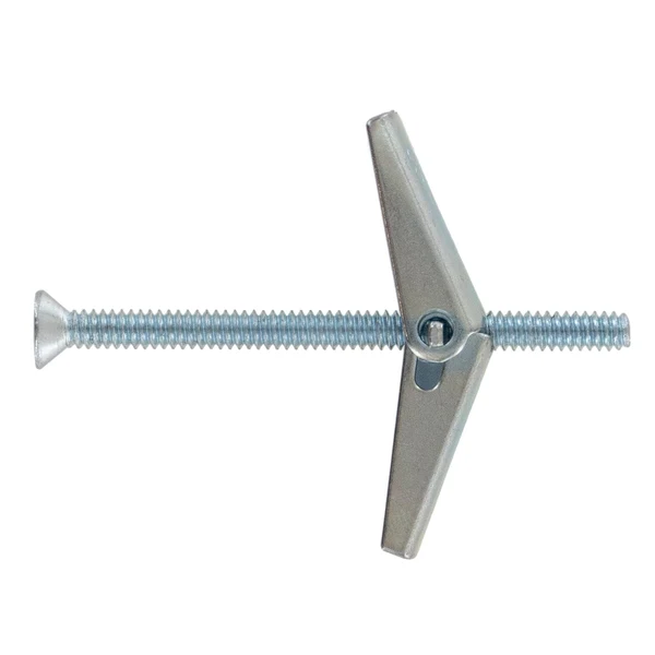 1/8" x 2" Conquest Flat PH/SL Combo Toggle Bolt w/ Wing Nut - Zinc