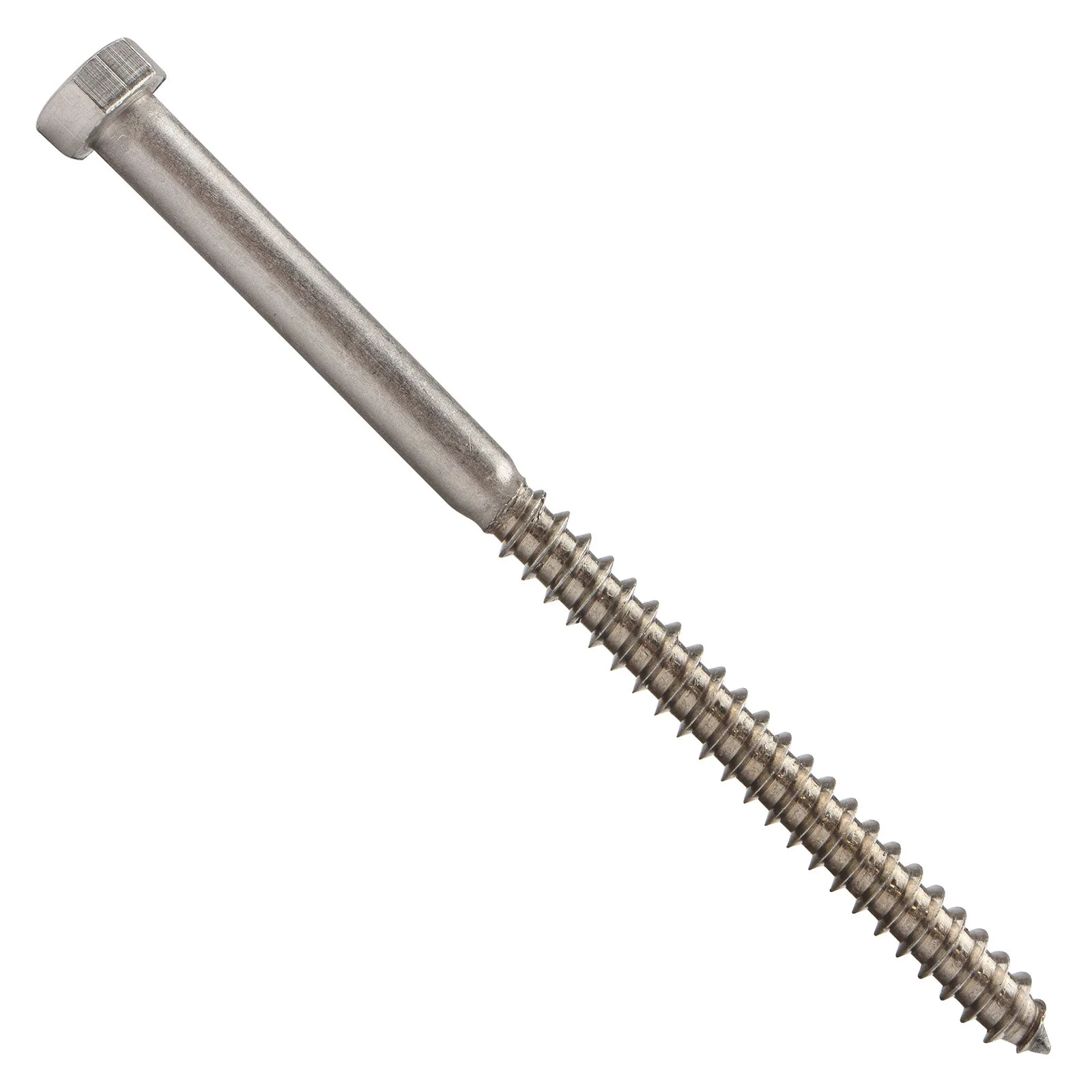 3/8" x 6" Conquest Hex Head Lag Bolt for Wood - 316 Stainless Steel
