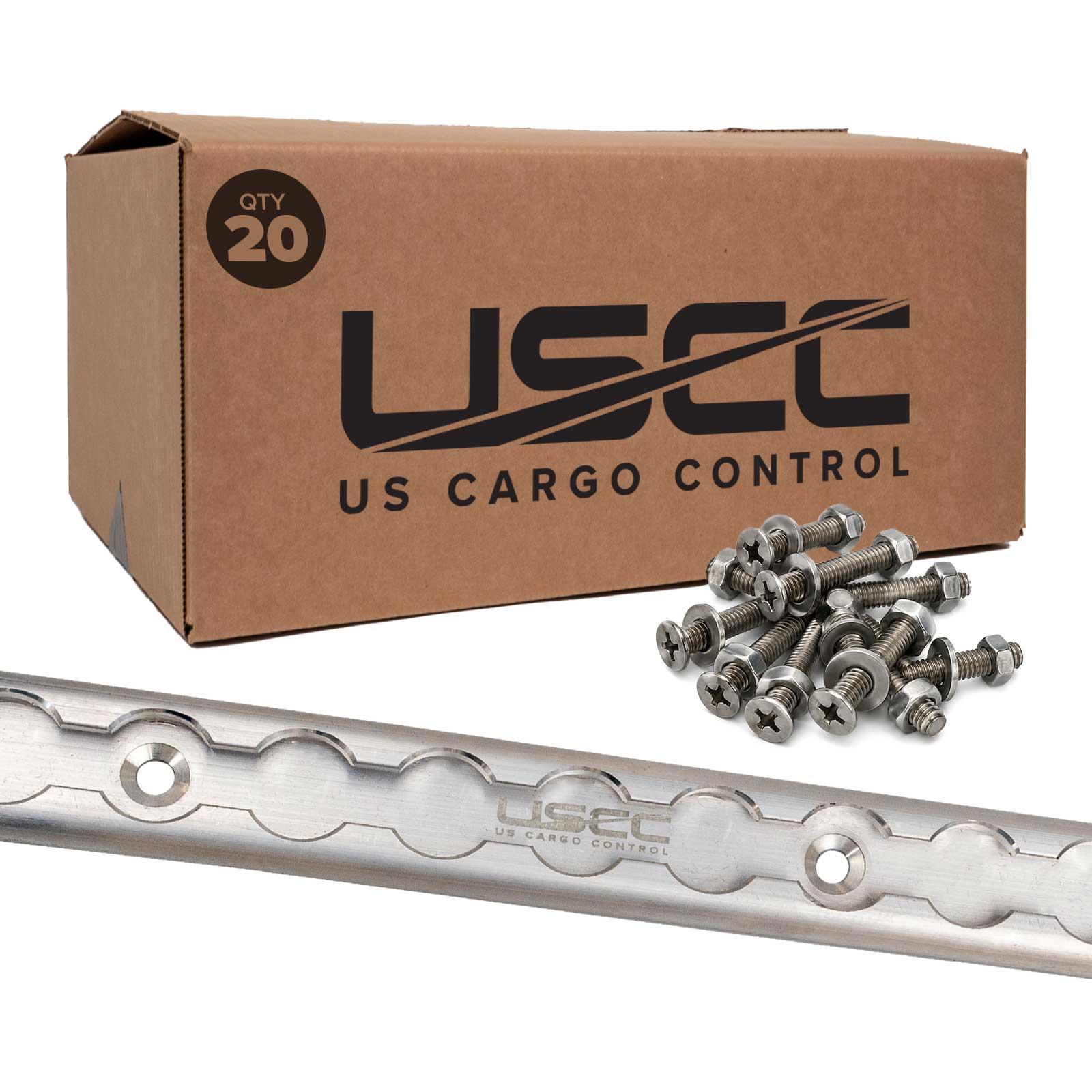 72" Aluminum L-Track Kit | 20-Pack