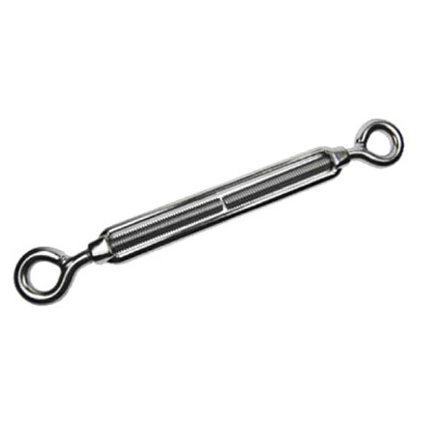 3/8" x 6" Eye & Eye Stainless Steel Turnbuckle