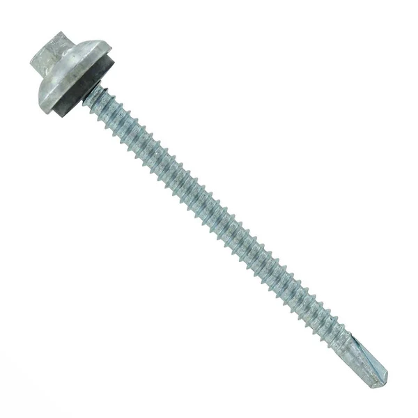 ST Fastening #12 x 3" ZXL Steelbinder Self-Drilling Metal Roofing Screw - Electro-Galvanized, Pkg 250