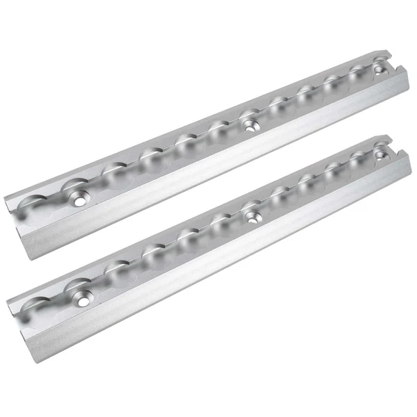 12" Angled L-Track | Anodized Finish | 2-Pack