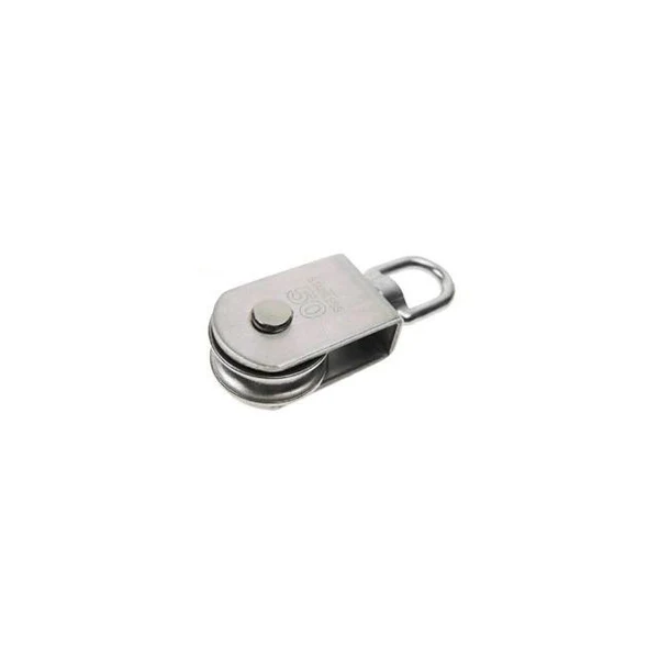 Square Block w/ Brass Bushing - 304 Stainless Steel 5/8" x 4"