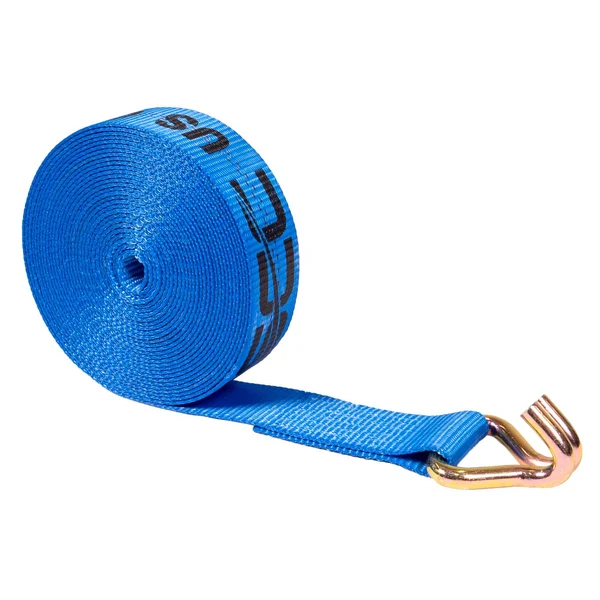2" x 30' Winch Strap with Wire Hook | Blue