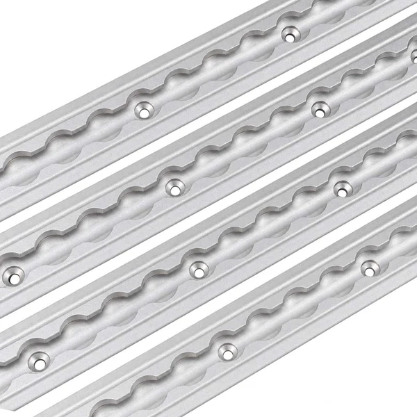 96" Flanged L-Track | Anodized Finish | 4-Pack