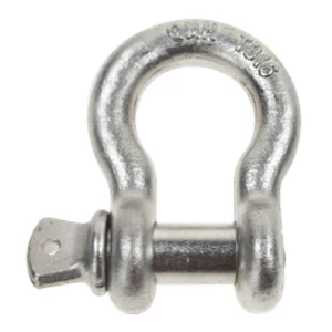 5/16" Stainless Steel Drop Forged Steel Screw Pin Anchor Shackle - 0.65 Ton