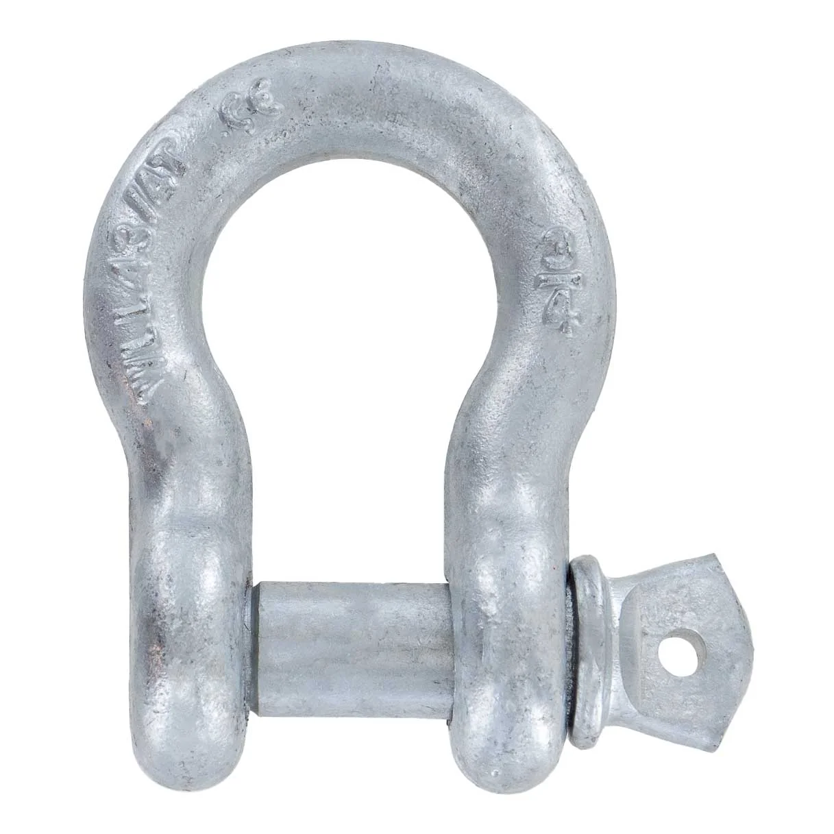2" Galvanized Screw Pin Anchor Shackle - 35 Ton
