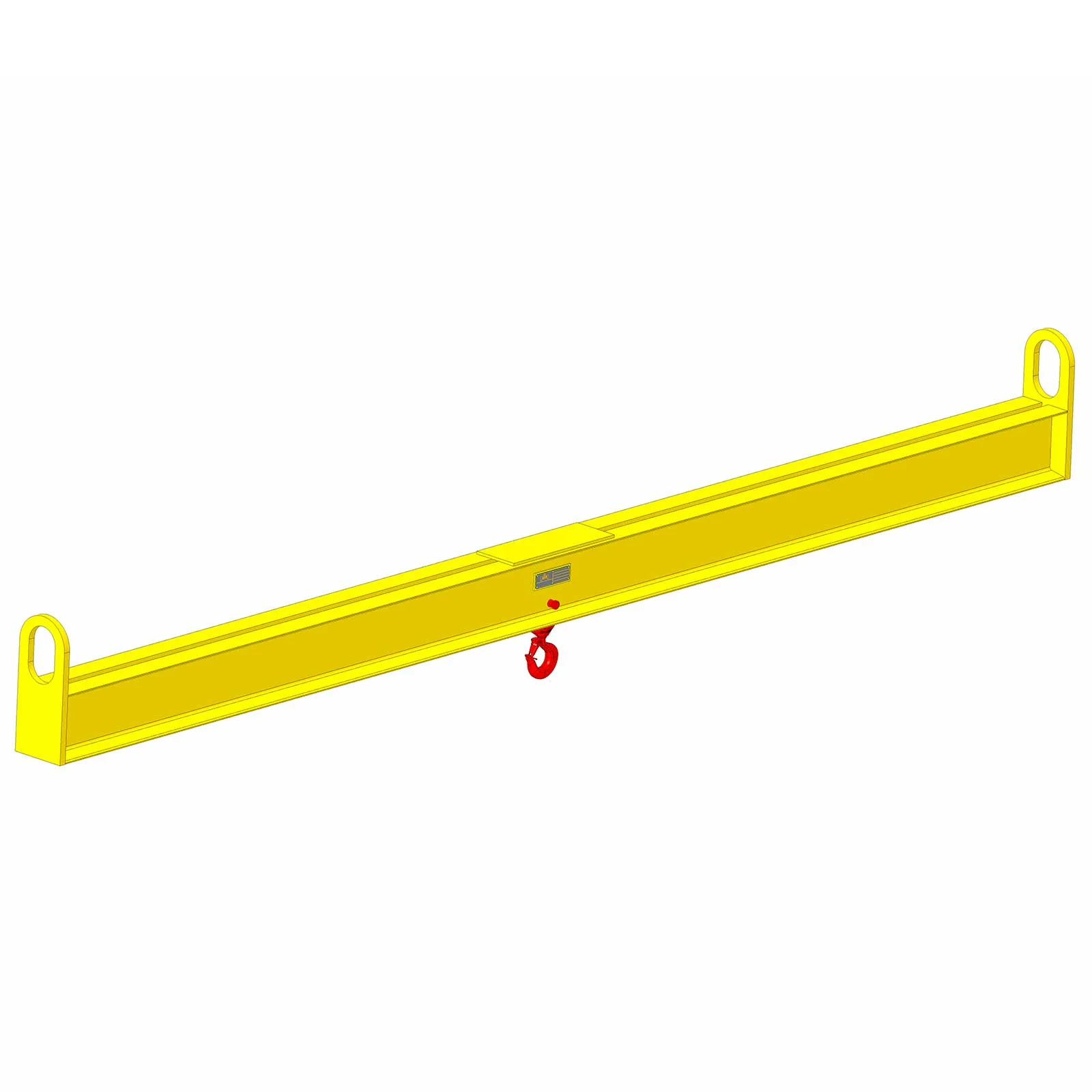 Twin Hoist Lifting Beam - 6,000 Lb. Capacity - 14' Max Spread